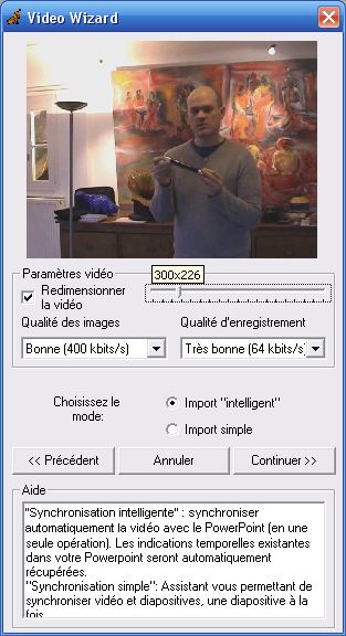 Assistant vidéo